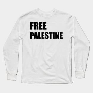 Free Palestine Long Sleeve T-Shirt